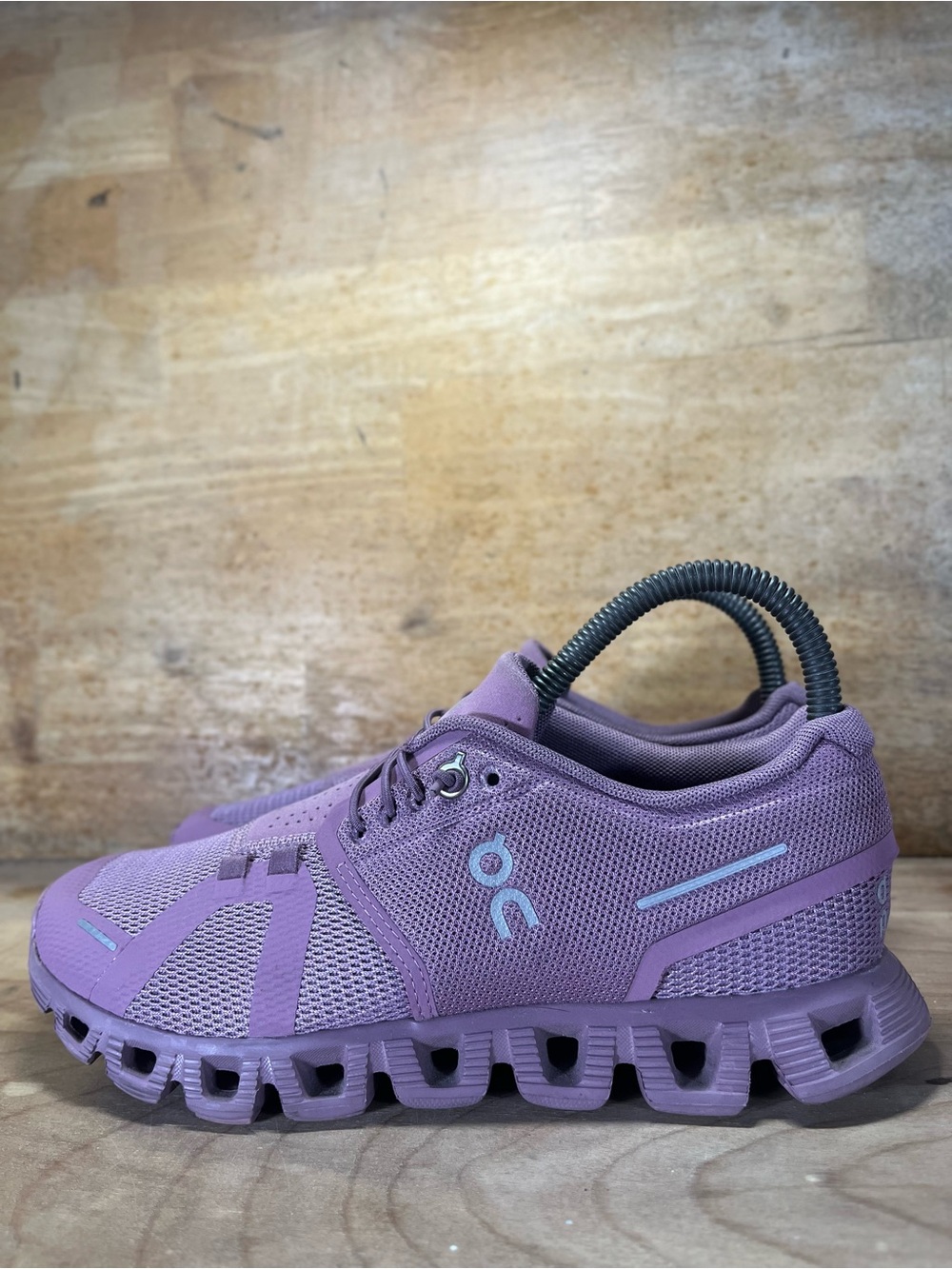 On Cloud 5 LIGHTWEIGHT Womens Size 6 Running Shoes Sneakers Fig Quartz - Picture 5 of 13